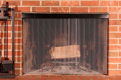 replacement fireplace curtain